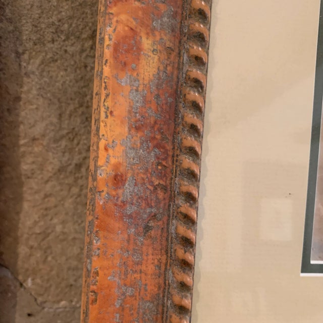 1970s Vintage Framed Floral Arrangement Watercolor in Vase For Sale - Image 5 of 8