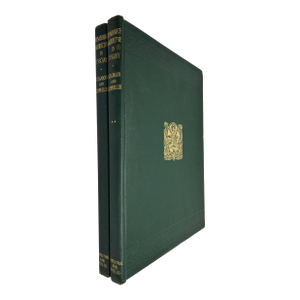 1920s Illustrated Folio Volume Set, Carl Von Stegmann's the Architecture of the Renaissance in Tuscany - 2 Books