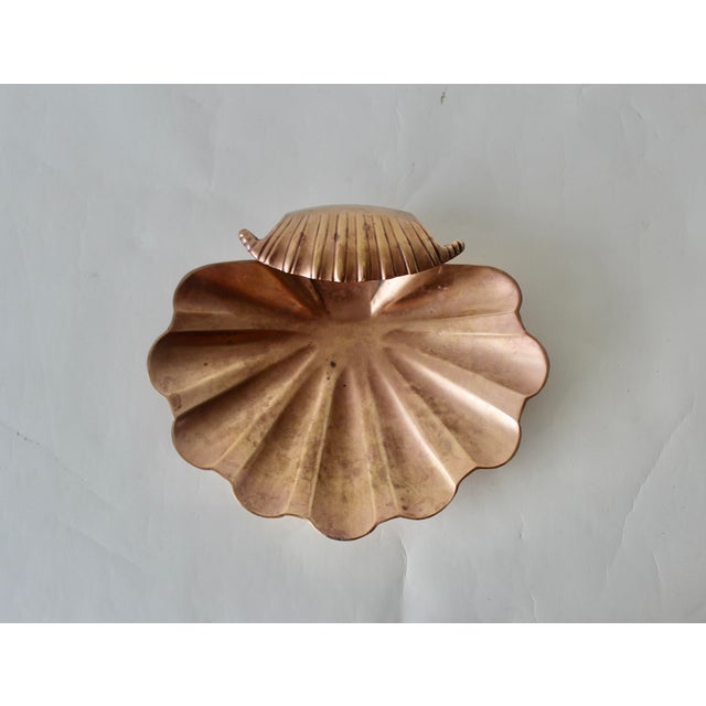 1960s Ben Seibel Style Clam Shell Catchall Tray Dish Seashell Scallop For Sale - Image 9 of 10