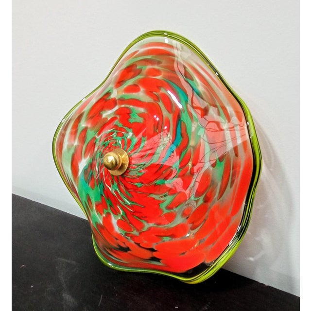Vintage Wall Light in Murano Glass For Sale - Image 9 of 18