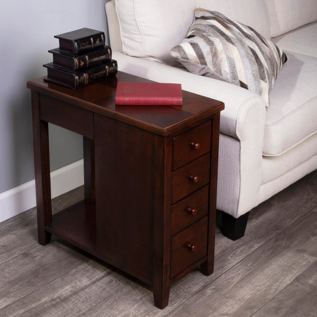 The perfect companion beside the sofa or next to your favorite easy chair, this stylish chairside chest was designed to...
