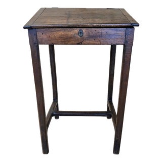 Antique High Wooden Desk, 1800s For Sale