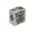 Chinese Chinese Flower Ding Vase Graphic Rectangular Porcelain Tea Caddy Jar For Sale - Image 3 of 10