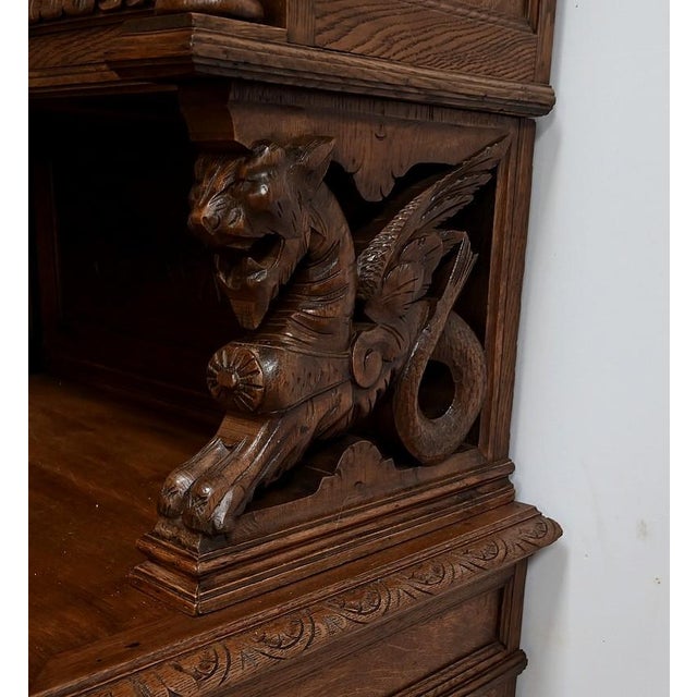 Narrow Cupboard in Oak For Sale - Image 13 of 18