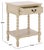 Contemporary Athena Bobbin Accent Table in Sand For Sale - Image 3 of 9