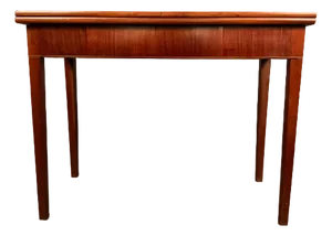Early 19th Century English Mahogany Gateleg Flip-Top Game Table With Satinwood & Ebony Inlay, Circa 1820