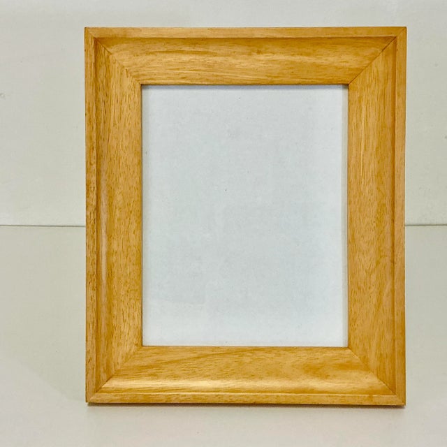 Vintage Arts & Crafts Farmhouse Boho Chic Fruit Wood Picture Frame. For Sale - Image 6 of 10