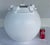 Original retail $722, stylish Studio A Home Modern Wide White Delphi Vase, showroom floor sample