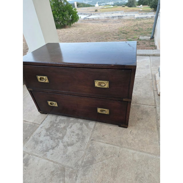 Early 20th Century English Campaign Chest For Sale - Image 9 of 17