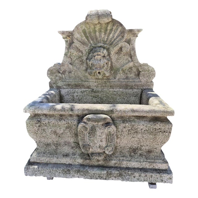 Antique Vicenza Stone Fountain, 1800s For Sale