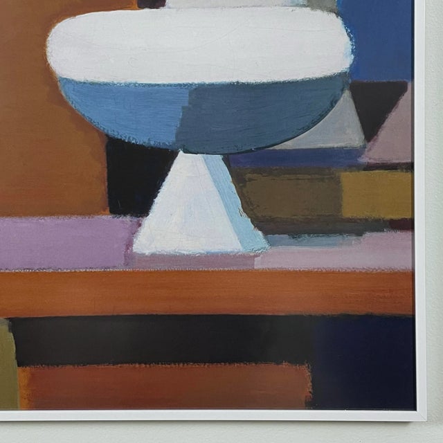 Modern Vilhelm Lunstrøm (Danish, 1893-1950) - “Opstilling” Cubist Still Life Archival Print on Paper, Framed For Sale - Image 3 of 5