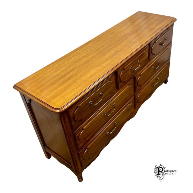 Vintage Henry Link Margaux Collection French Louis XV Style Solid Cherry Dresser Chairish