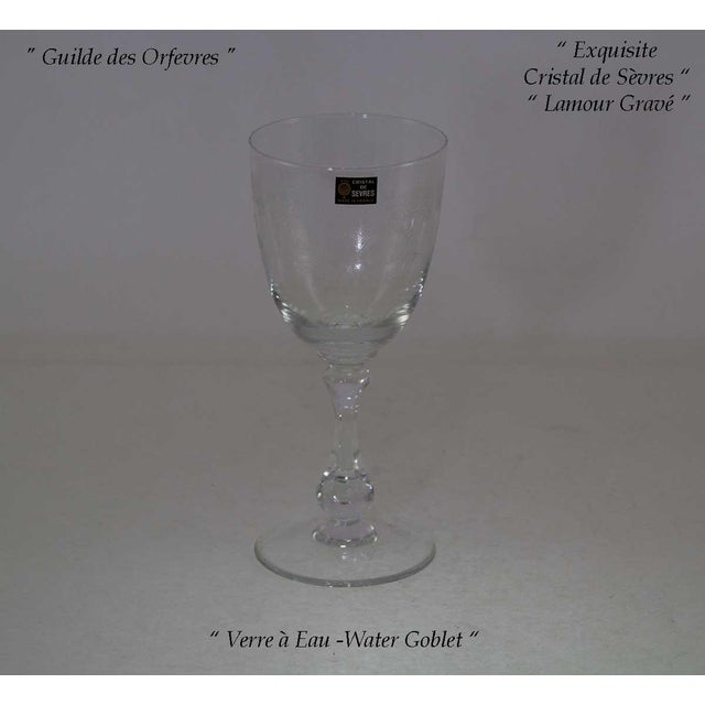 Complete Set for 12 Persons, Lamour Gravé 1600 in It’s Factory Original Packing of 1980’s For Sale - Image 11 of 17