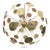 Handmade Hammered Sputnik Chandelier in Gold by Simoeng For Sale - Image 9 of 9
