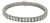 14 Carats Emerald Cut Diamond and Platinum Tennis Bracelet For Sale