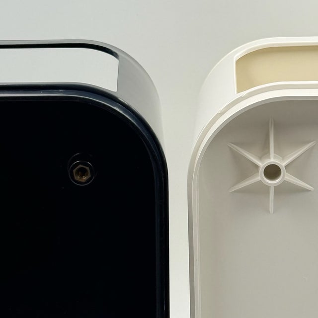 1960s Vintage Black and White Componibili 4970 by Anna Castelli Ferrieri for Kartell, Italy, 1970s, Set of 3 For Sale - Image 5 of 16