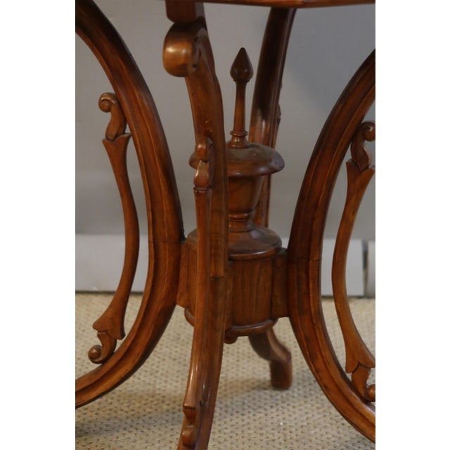 Walnut Side Table, 1970s For Sale - Image 3 of 9