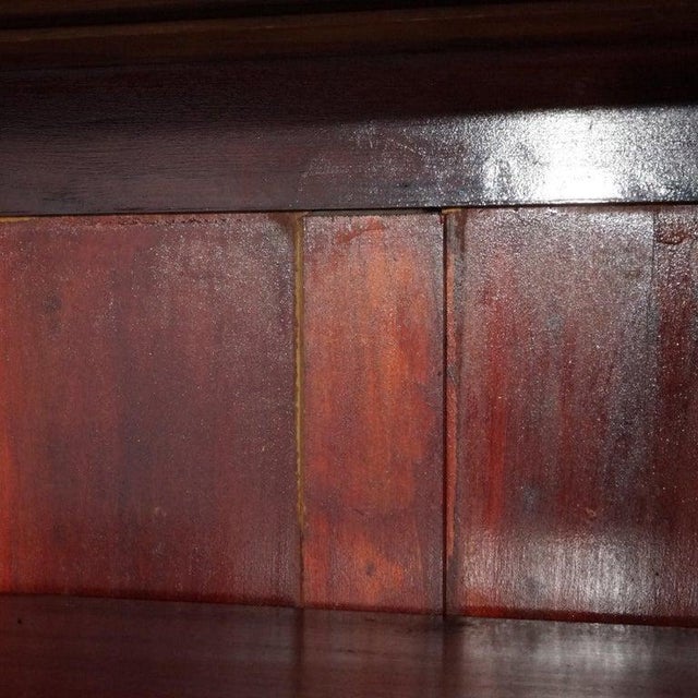 Rj Horner Mahogany Bow Front Bookcase Circa 1890 For Sale - Image 9 of 18