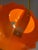 Orange Orange Pendant Lamp with Yellow Cable from Ilka Plast For Sale - Image 8 of 11