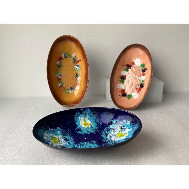 Vintage German Enamel Bowls, 1960s, Set of 3 For Sale - Image 14 of 14