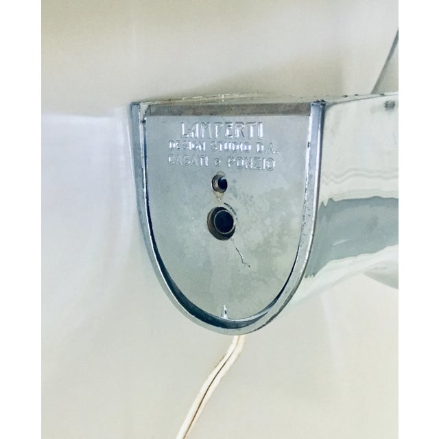Chrome Pelota Table Lamp by Casati & Ponzio for Lamperti 1971 Space Age Mid Century Modern For Sale - Image 8 of 8