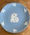 1990s Vintage Wedgwood Blue Jasperware “The Christmas Story” Series - Nativity Plate For Sale - Image 5 of 8