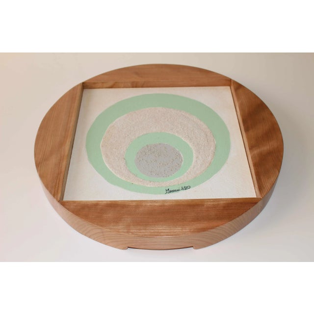 "Abissi" tray of Meccani Studio for Meccani Design 2017. Cherry tray made and decorated by hand with mixed technique....