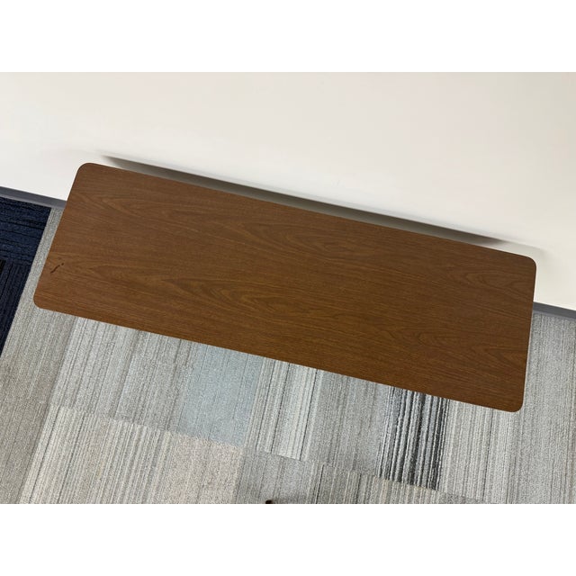 Brown Mid-Century Modern Sofa / Console Table ~ Great as Tv Stand For Sale - Image 8 of 8
