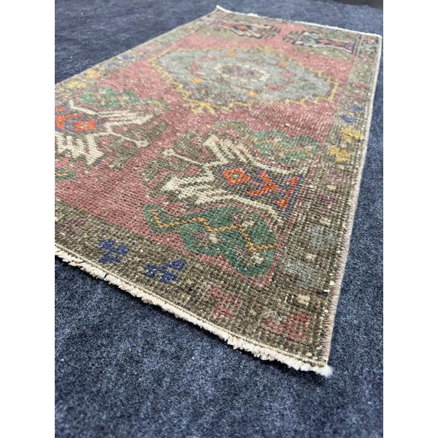 Early 21st Century Turkish Yastik Rug 1'8" x 3'3" For Sale - Image 5 of 5