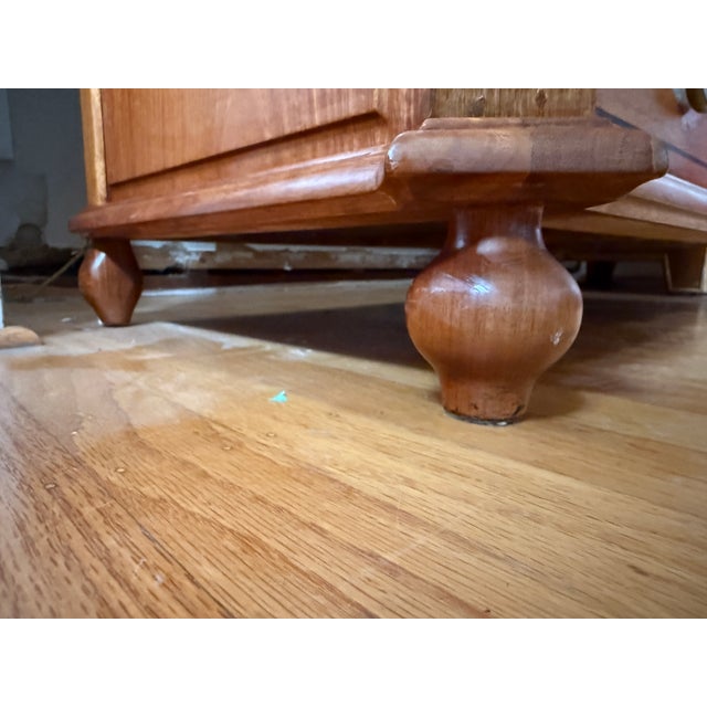 1930s Bespoke Dresser With Architectural Corner Details For Sale - Image 10 of 12