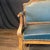 Antique Louis XV French Walnut and Faux Leather Bench, Settee or Loveseat For Sale In Portland, ME - Image 6 of 9