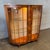 Art Deco Early 20th Century Art Deco Tiger Oak Curio Cabinet W/ Light For Sale - Image 3 of 14