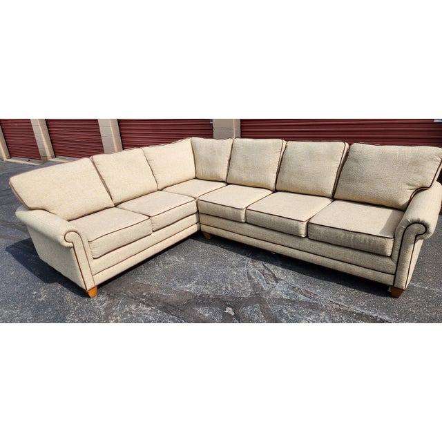 2 Piece Marshfield Furniture Sectional For Sale - Image 4 of 12