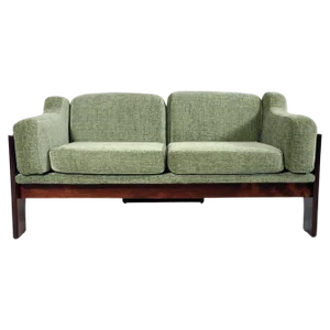 Mid-Century Two Seater Sofa Oriolo attributed to Claudio Salocchi for Sormani Wood, 1960s
