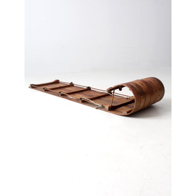 Mid-Century Wooden Toboggan For Sale - Image 16 of 18