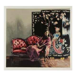 Harry McCormick - The Chinese Screen Serigraph For Sale