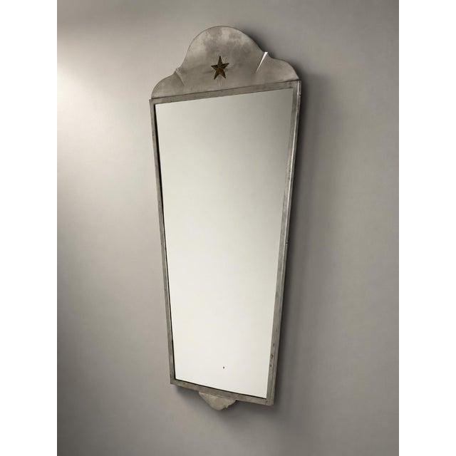 Pewter Mirror by Jacob Ängman for GAB, Sweden, 1930s For Sale - Image 6 of 6