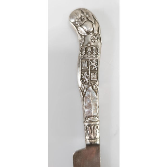 American 19th Century American Florida Sterling Silver Grape Fruit or Cheese Knife For Sale - Image 3 of 7