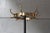 Mid-Century Black Metal and Brass Coat Rack attributed to Jacques Adnet, France, 1950s For Sale - Image 12 of 14