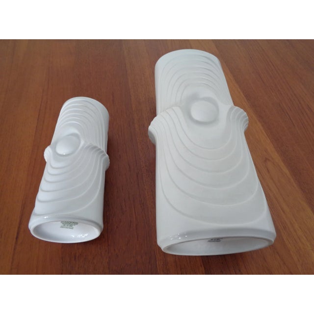 Mid-Century Op Art Vases from Royal KPM, 1960s, Set of 6 For Sale - Image 13 of 18