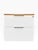 Knoll “Reff Profiles” two-drawer lateral filing cabinet in white, finished with a warm wood-grain top that gives it a...