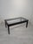 Vintage Modern Classic Rectangular Coffee Table in Wood and Beveled Glass, 1970 For Sale - Image 3 of 15