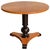 Brown Swedish Art Deco Moderne Round Pedestal End or Side Table For Sale - Image 8 of 8