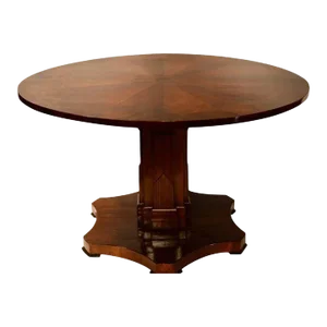 1930s American Deco Pedestal Table