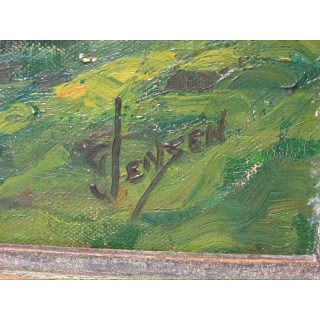 Landscape Painting by George Jensen For Sale - Image 15 of 18