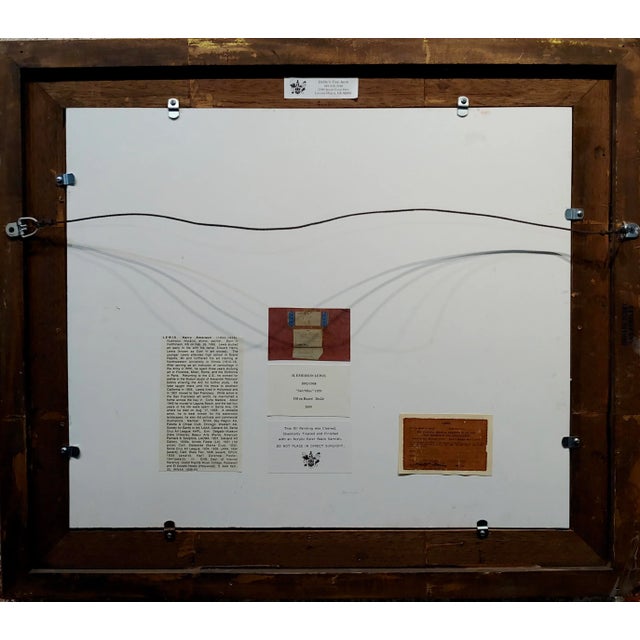 Sky Blue Emerson Lewis -1930s California Impressionist Industrial Scene - Oil Painting For Sale - Image 8 of 12