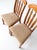 Mid-Century Singer Furniture Wood Dining Chairs With Upholstered Seats Pair For Sale - Image 12 of 15