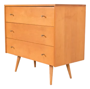 Paul McCobb Planner Group Mid-Century Modern Solid Birch Three-Drawer Dresser, 1950s