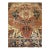 Antique Persian Heriz Serapi Rug, Hand-Knotted Wool, Geometric Medallion Pattern, Ivory & Rust-Red, 10x12 For Sale