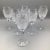Star Pattern Crystal Wine Glasses Antique Deep Cut -Set of 6 For Sale - Image 13 of 13